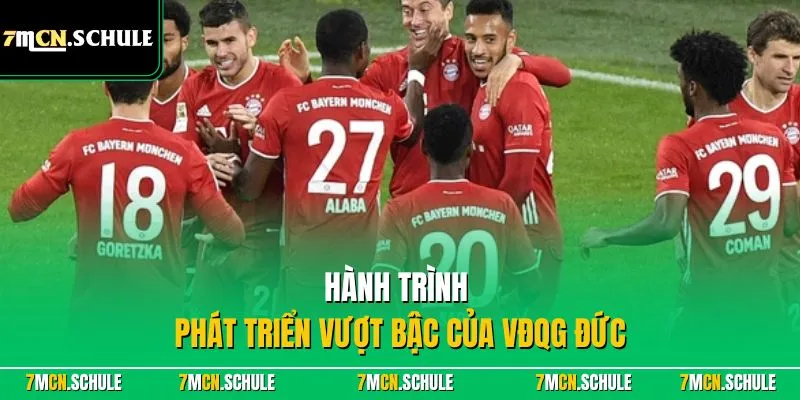 Hành trình phát triển vượt bậc của VĐQG Đức