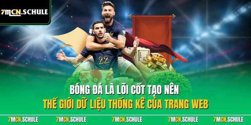 Bóng đá là lõi cốt tạo nên thế giới dữ liệu thống kê của trang web